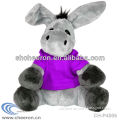 Cute soft animal plush toys donkey